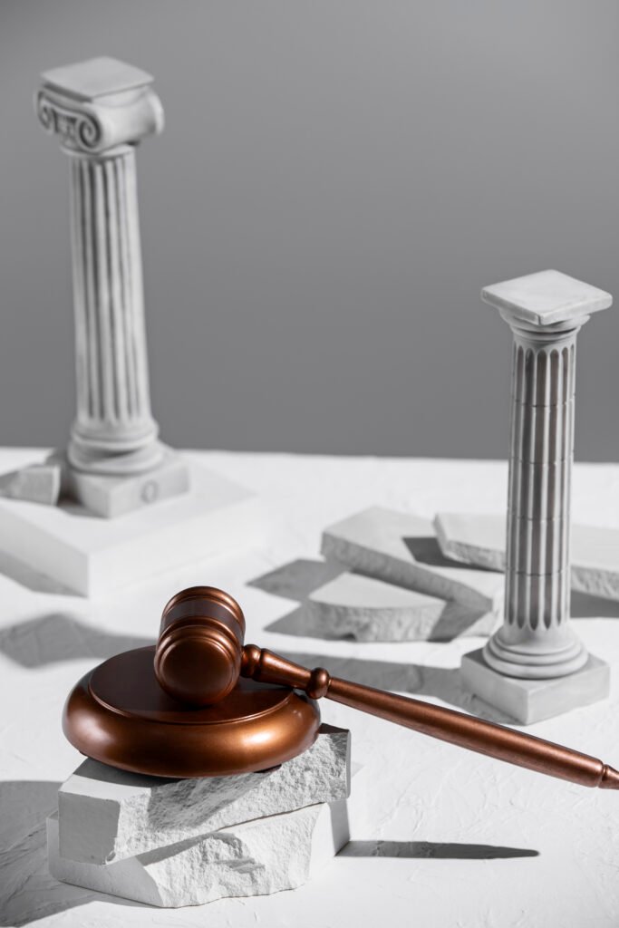 Still life with scales justice 683x1024